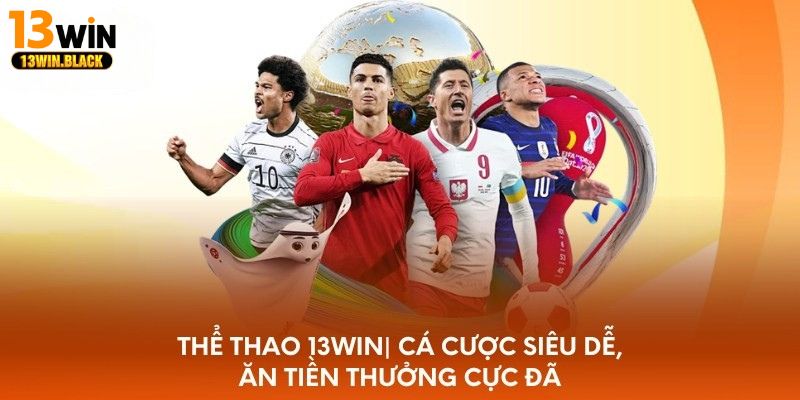 Giao diện cá cược thể thao 13win với tỷ lệ kèo hấp dẫn