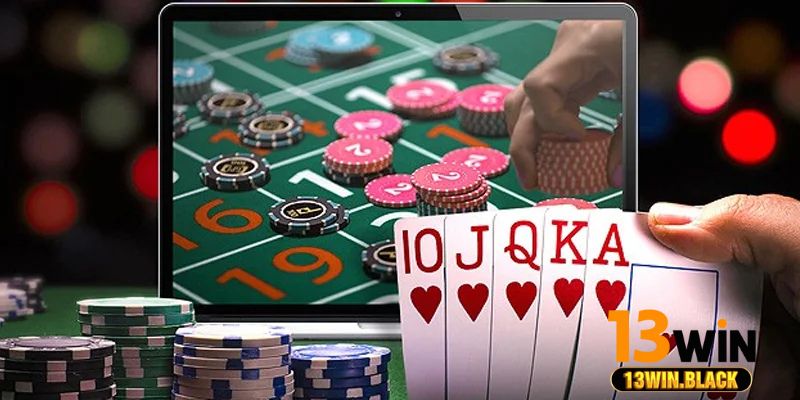 Giao diện sảnh casino 13win với các trò chơi trực tuyến phổ biến